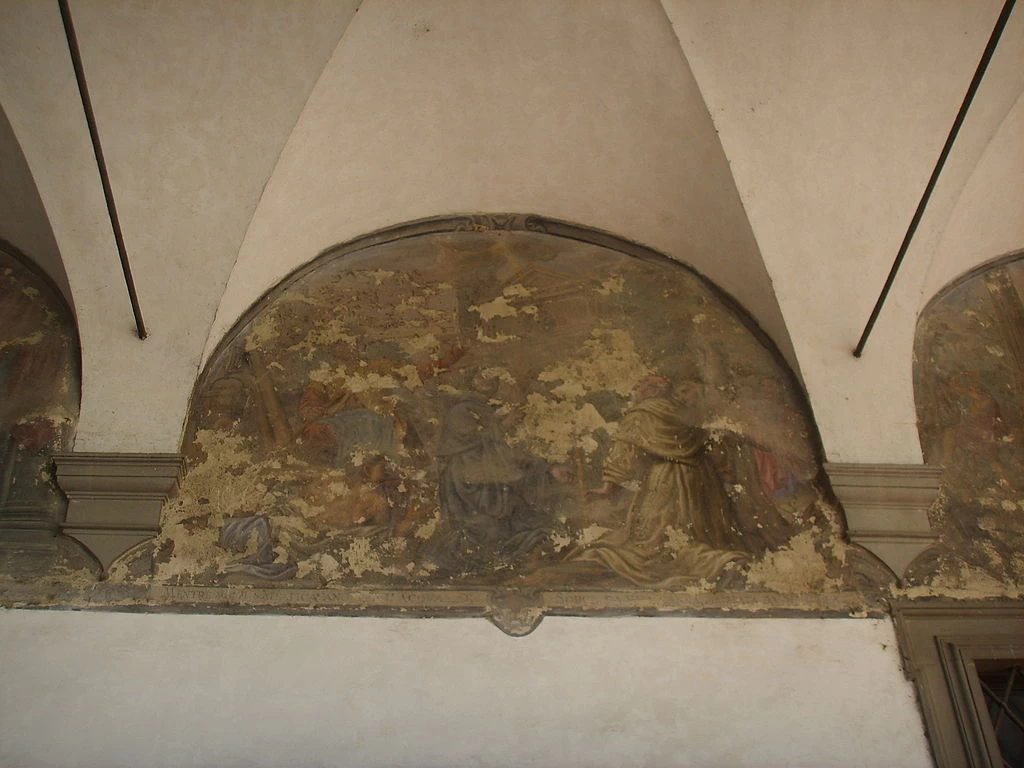 Lunetta 23 - chiostro, chiesa di Santo Spirito, Firenze